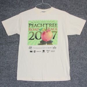 Vintage Peachtree Road Race T Shirt Atlanta Journal Constitution Mens M‎